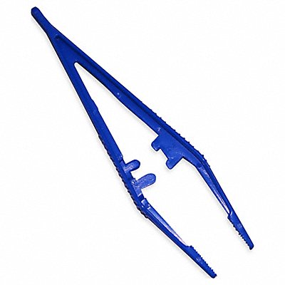 HEATHROW SCIENTIFIC HS15998C Forceps Dark Blue 4-1/3 In L PK6