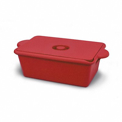 HEATHROW SCIENTIFIC HS28729R Ice Pan Square 9L Red