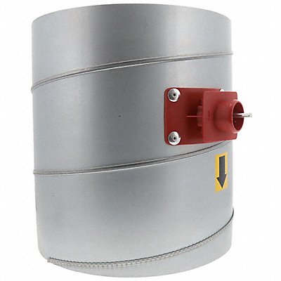 HONEYWELL HOME CPRD12 Bypass Damper Gr/Rd/Steel 12 in Dia.