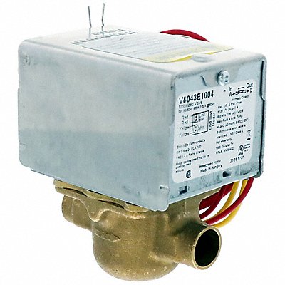HONEYWELL HOME V8043E1004 Motorised Zone Valve NC Brass 1/2inSweat