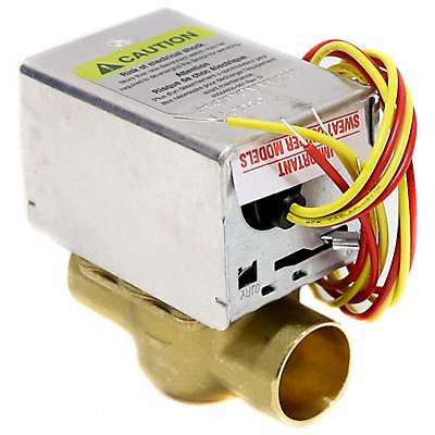 HONEYWELL HOME V8043E1020 Motorised Zone Valve NC Brass 1 in Sweat