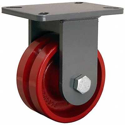 HAMILTON RCH6VH V-Groove Track-Wheel Plate Castor Rigid