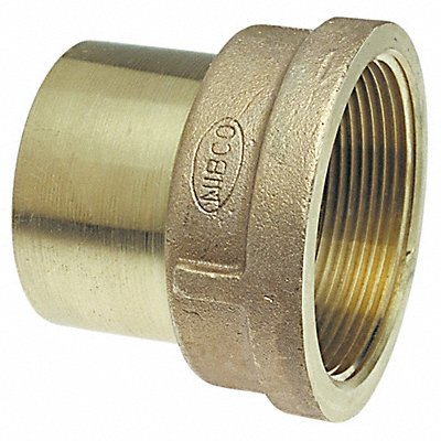 NIBCO 7032R34X12 Reducing Adaptor Cast BRZ 3/4 FTGxFNPT