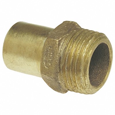 NIBCO 704H12 Hose Adaptor Cast Bronze 1/2 Tube