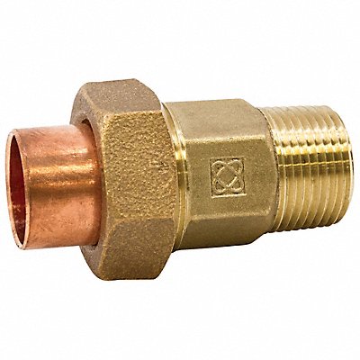 NIBCO 7334LF34 Union LL Cast Bronze 3/4 Tube CxMNPT