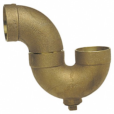 NIBCO 884112 P-Trap with Clean Out Cast BRZ 1-1/2