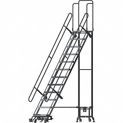 BALLYMORE HYLA123212PF Hybrid Ladder Foldable Grey Silver
