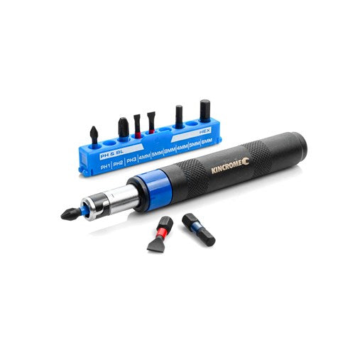 Kincrome ID3300 Micro Impact Driver Set 1/4" Drive 10 Piece