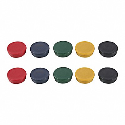 MASTERVISION IM140909 Super Magnets 3/4 Assort Colors PK10