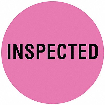 TAPECASE 16U936 D6075 Inventory Control Label Pink PK1000