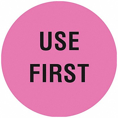 TAPECASE 16U948 D6073 Inventory Control Label Pink PK1000