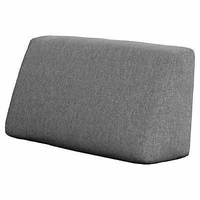 DUOBED ISBP30AQ Back Pillow 17 W x 29 H Grey Upholstery