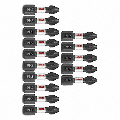 BOSCH ITPH2115 Impact Driver Bits Phillips(R) #2 PK15