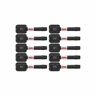 BOSCH ITSQ11B Impact Driver Bits Square #1 1 L PK10
