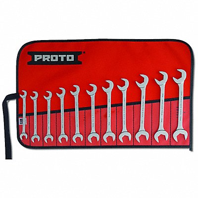 PROTO J3100M Opn End Wrench St #Pcs 11 DblEnd