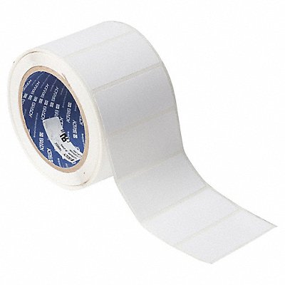 BRADY J4072550 Printer Label 1 1/4 H Label Matte