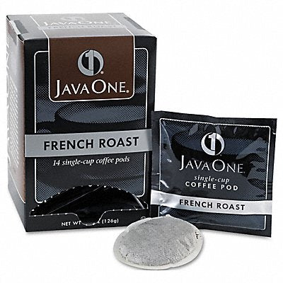 JAVA ONE 30806 Coffee Pods French Roast Single Cup PK14