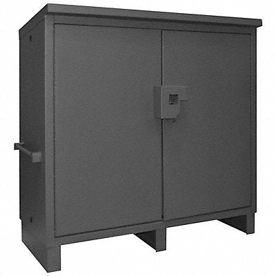 DURHAM MFG JSC60246095 Shelving Cabinet 62-3/4 H 64 W Grey
