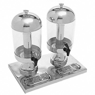 AMERICAN METALCRAFT JUICE2 Double Juice Dispenser Silver