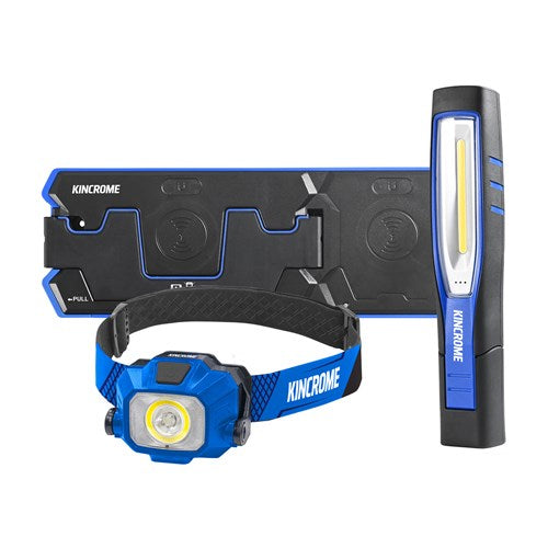 Kincrome K10322 Wireless Charging Inspection Light & Headlamp Kit