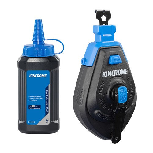 Kincrome K11505 6:1 Chalk Reel Aluminium with Chalk