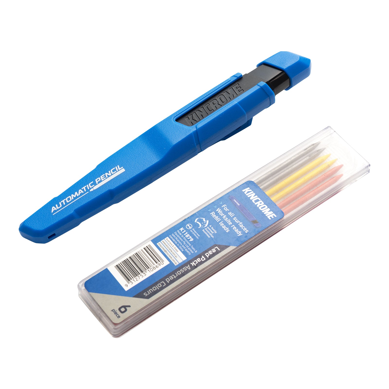 Kincrome K11873 Automatic Mechanical Pencil and Assorted Refill Pack - view 2