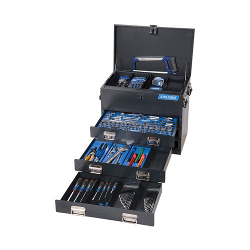 Kincrome K1258 Truck Box Tool Kit 219 Piece 3 Drawer Grey