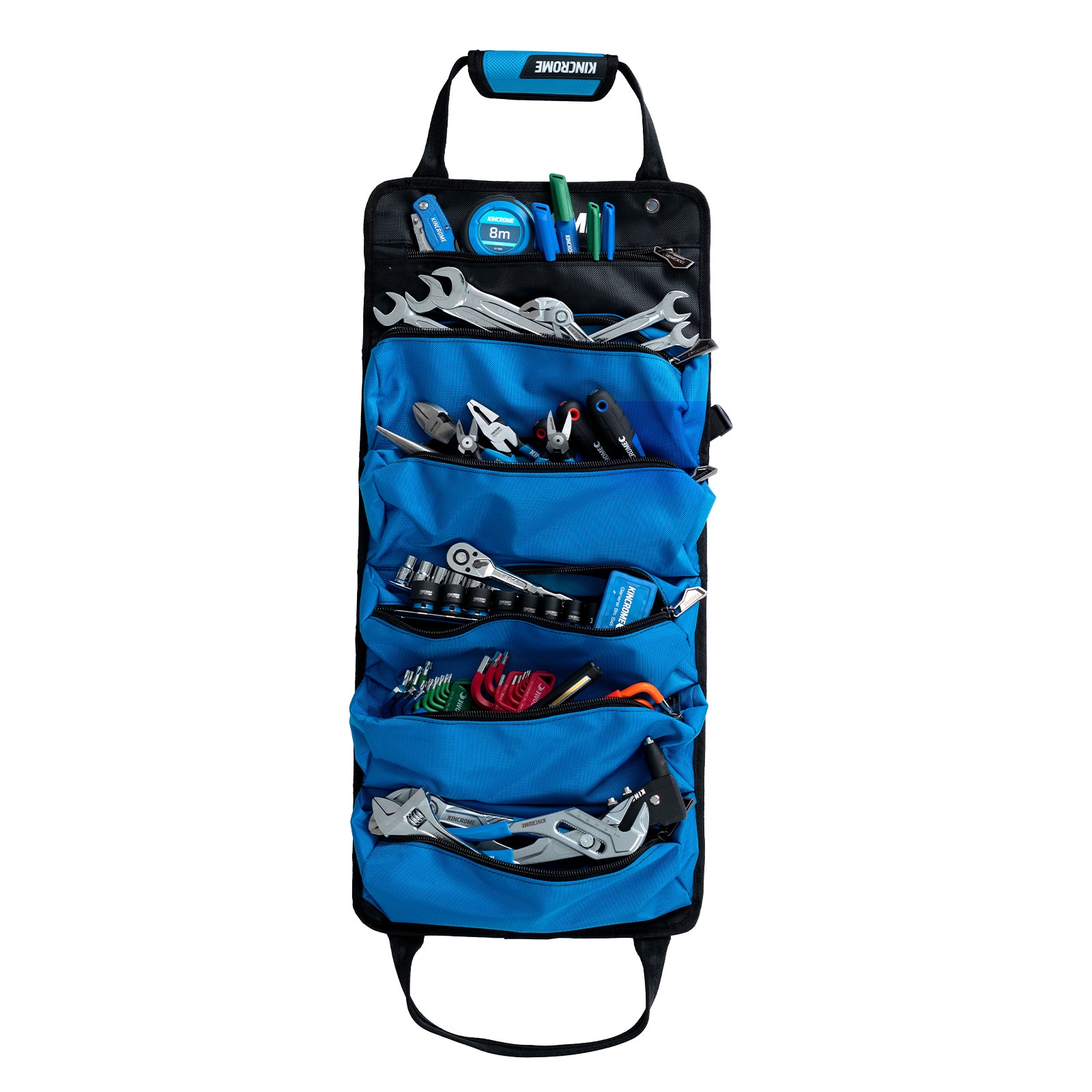 Kincrome K13306 Large Tool Roll 6 Zipper - view 2