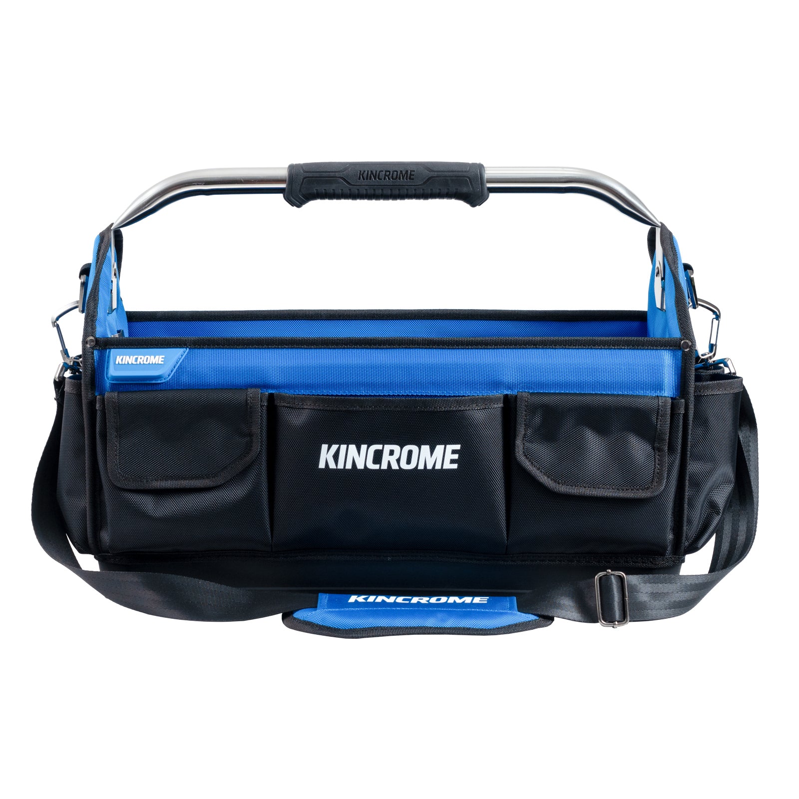 Kincrome K13521L 520mm Hard Base Open Tote Swivel Handle Bag