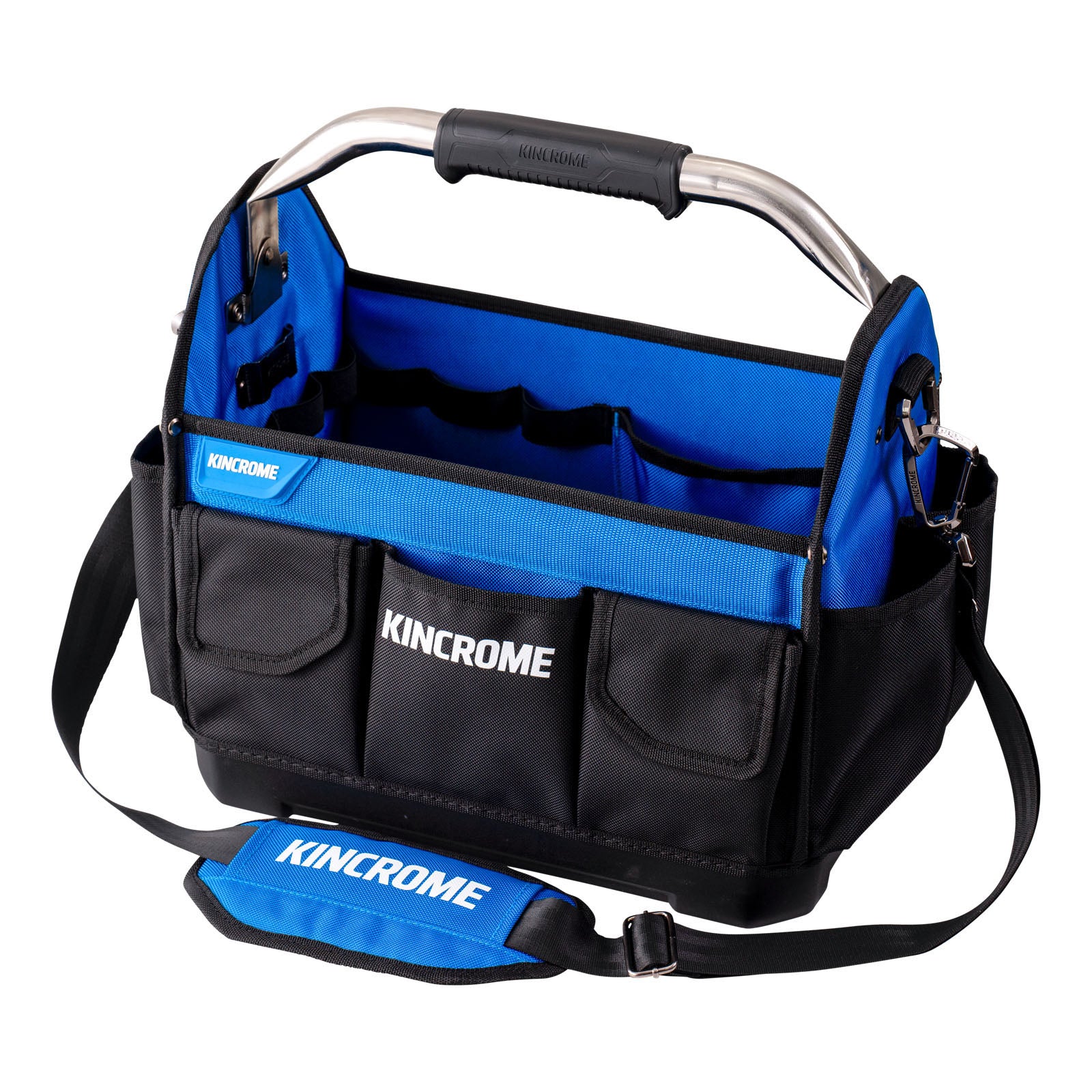 Kincrome K13521 380mm Hard Base Open Tote Swivel Handle Bag - view 3