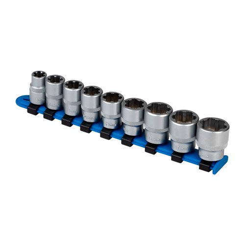 Kincrome K15002 Bolt Extractor Socket Set 9 Piece Metric
