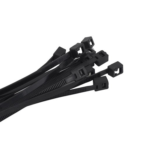 Kincrome K15801 Self-Cut Cable Tie Pack 200mm 100 Piece Black