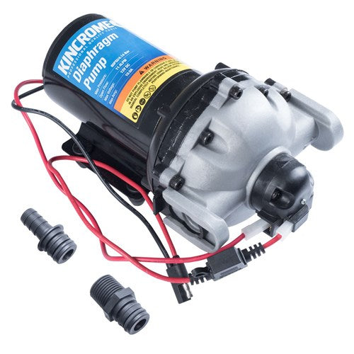 Kincrome K16104 11.4LPM 12V Diaphragm Pump - Quick Connect