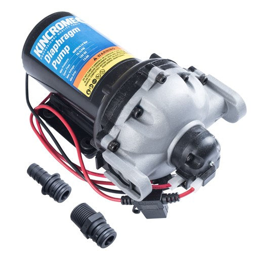 Kincrome K16105 15.1LPM 12V Diaphragm Pump - Quick Connect