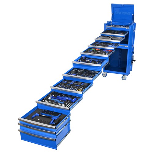 Kincrome K1955 CONTOUR® Workshop Tool Kit 554 Piece 11 Drawer (29")