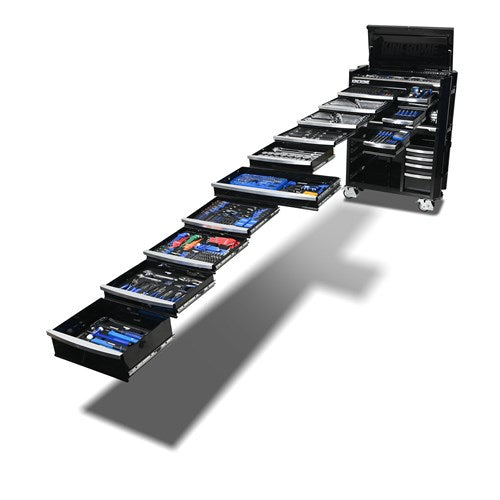Kincrome K1962B CONTOUR® Workshop Tool Kit 826 Piece 17 Drawer (42") Black