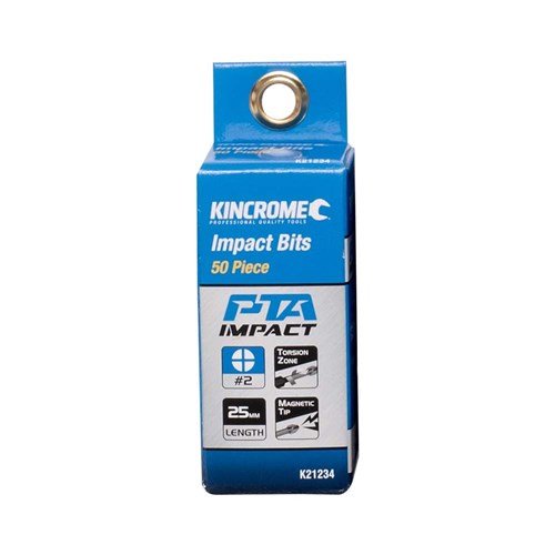 Kincrome K21234 Phillips #2 Impact Bit 25mm 50 Piece