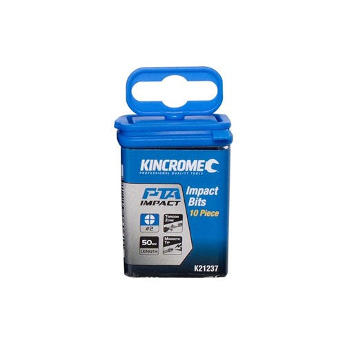 Kincrome K21237 Phillips #2 Impact Bit 50mm 10 Piece