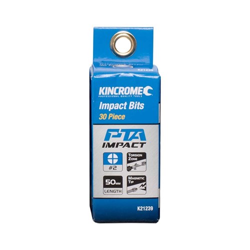 Kincrome K21239 Phillips #2 Impact Bit 50mm 30 Piece