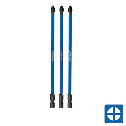 Kincrome K21250 Phillips #2 Impact Bit 150mm 3 Piece