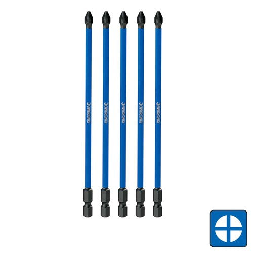 Kincrome K21251 Phillips #2 Impact Bit 150mm 5 Piece