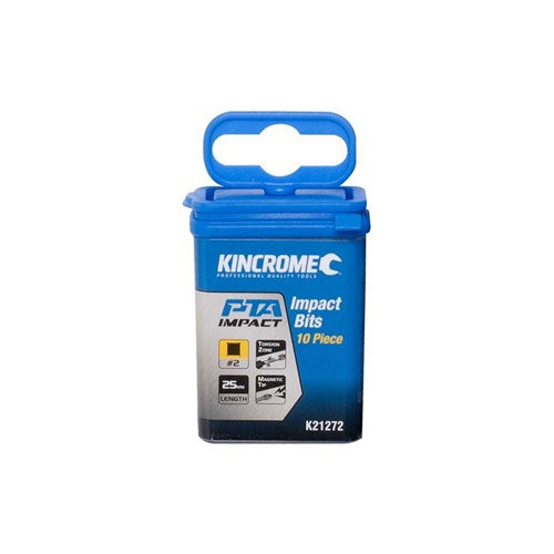 Kincrome K21272 Square #2 Impact Bit 25mm 10 Piece