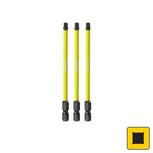 Kincrome K21287 Square #2 Impact Bit 100mm 3 Piece