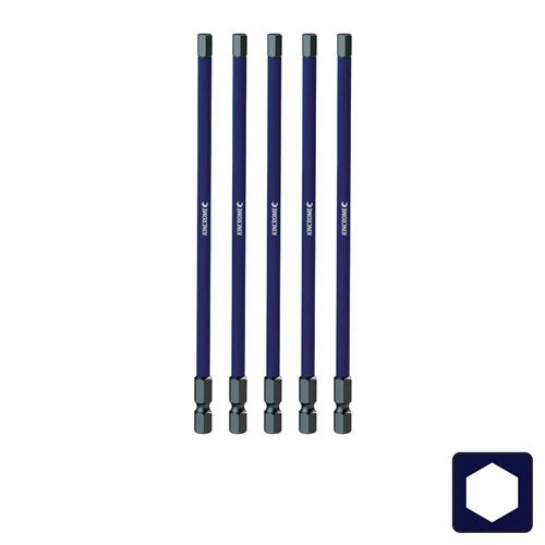 Kincrome K21358 Hex 5mm Impact Bit 150mm 5 Piece