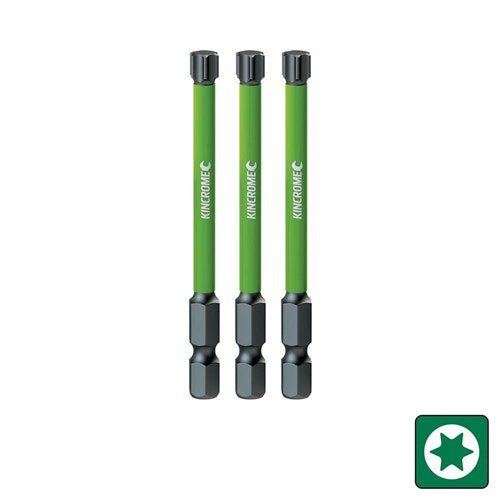 Kincrome K21374 TORX T10 Impact Bit 75mm 3 Piece