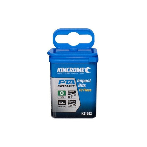 Kincrome K21392 TORX T20 Impact Bit 50mm 10 Piece