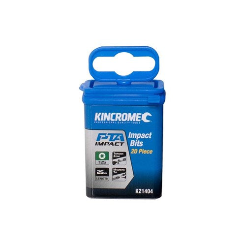Kincrome K21404 TORX T25 Impact Bit 25mm 20 Piece