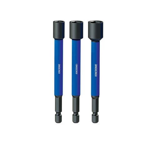 Kincrome K21506 Magnetic Nutsetter Impact Bit Mixed Pack 100mm 3 Piece