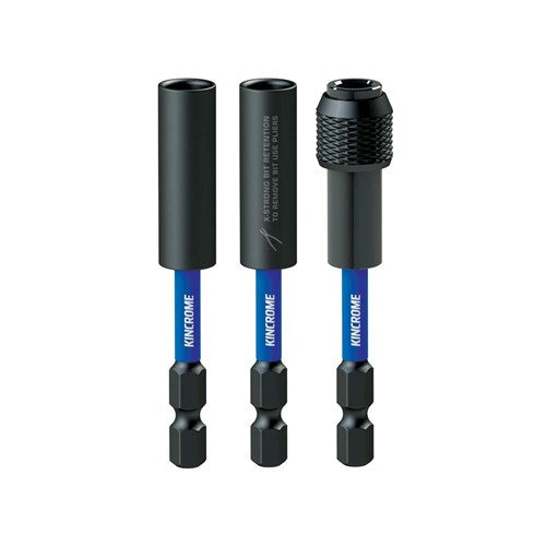 Kincrome K21511 Impact Magnetic Bit Coupler Mixed Pack 75mm 3 Piece