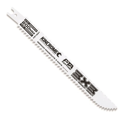 Kincrome K21631 3X3 Reciprocating Saw Blade 200mm - 1 Piece